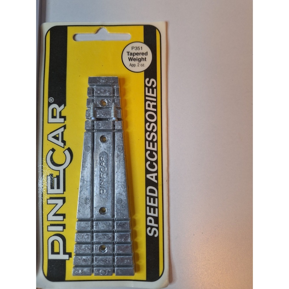 PineCar P351 Tapered Weights ~ 2 oz Lead-Free Speed Accessory – New Sealed NOS